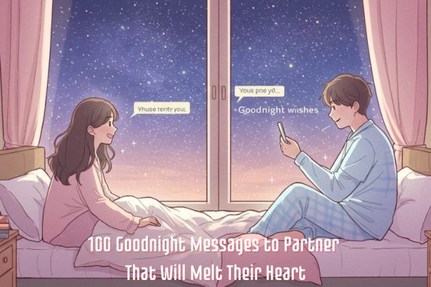 Explore 100 goodnight messages to partner that are sweet, romantic, and heart-touching—perfect to end your day with love and connection.