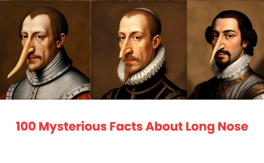Discover 100 mysterious facts about long nose including myths, science, beauty standards, culture, and legends from around the world.