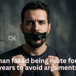 In a jaw-dropping tale of extreme avoidance, a man faked being mute for 12 years just to avoid arguments with his partner.