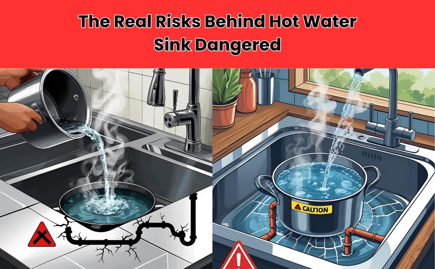 Pouring boiling water down the drain may seem harmless, but it carries unexpected hot water sink danger risks that can harm your pipes, plumbing, and even safety.