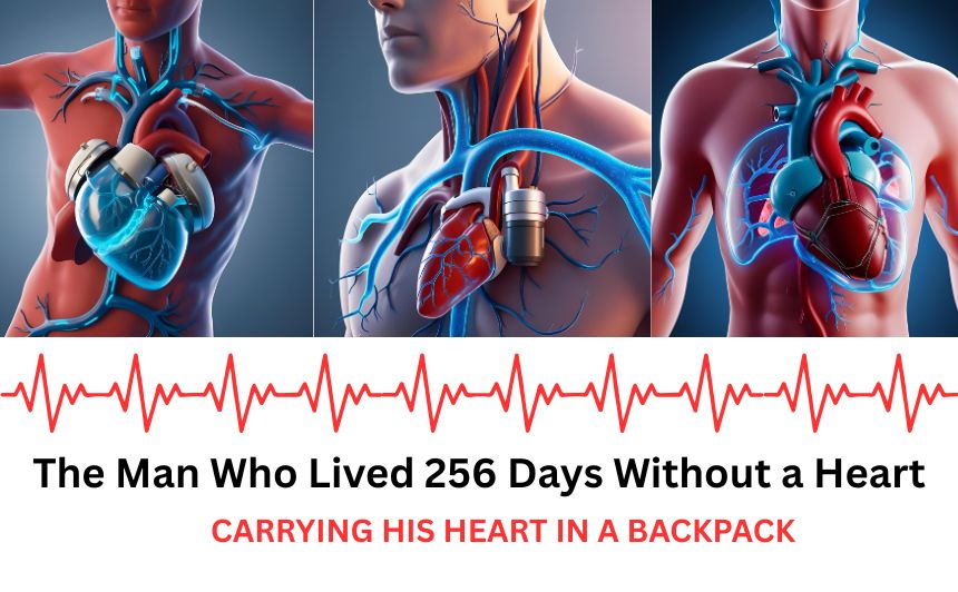 Discover the incredible story of the man without a heart who survived 256 days with an artificial heart before receiving a transplant. A medical miracle!