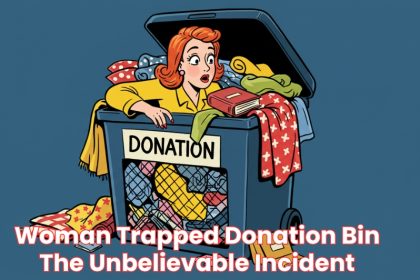 A strange yet true story of a woman trapped donation bin for 11 hours while trying to retrieve a sweater has gone viral and sparked major debate online.