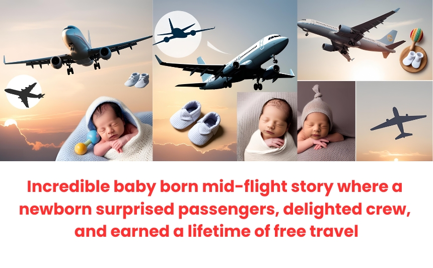 Read the incredible baby born mid-flight story where a newborn surprised passengers, delighted the crew, and earned a lifetime of free travel.