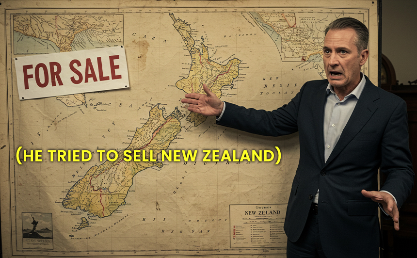 the man who tried to sell New Zealand