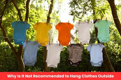 Discover why it is not recommended to hang clothes outside - from pollen allergies to fabric damage and surprising hygiene concerns, you need to know.