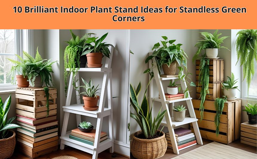Explore 10 clever and stylish indoor plant stand ideas to transform empty corners into lush, green sanctuaries—perfect for every home aesthetic and budget.