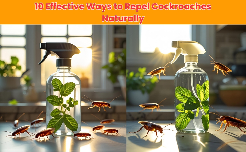 Cockroach problem? Discover 10 proven ways to repel cockroaches naturally using household ingredients and smart prevention tricks that actually work.