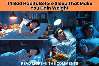 These 14 bad habits before sleep could be silently making you gain weight overnight. Discover what to avoid for healthier, leaner mornings.
