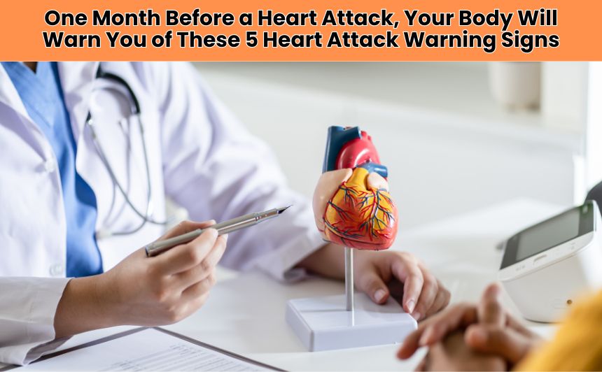 Heart attack warning signs often appear a month before disaster strikes. Learn 5 early symptoms your body uses to alert you before a heart attack.