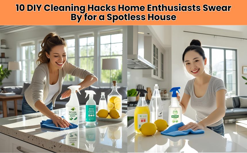 Discover 10 powerful DIY Cleaning Hacks Home enthusiasts love to keep every corner sparkling. Make your house shine effortlessly with these easy, effective tips!
