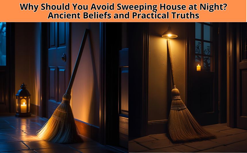 Find out why sweeping house at night is considered bad luck in many cultures. Discover the beliefs and practical reasons behind this household superstition