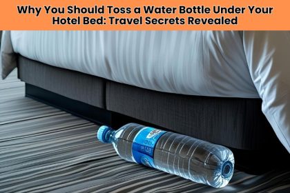 Discover why placing a Water Bottle Under Bed in your hotel room could protect your health, bring peace of mind, and improve your stay. Learn this surprising travel hack!
