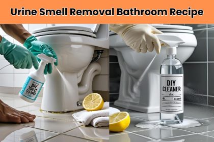 Tired of bathroom odors? This powerful and natural urine smell removal recipe will leave your bathroom smelling fresh, clean, and chemical-free in minutes!