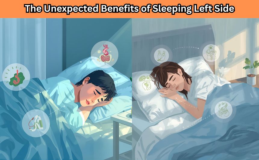 Discover the unexpected benefits of sleeping left side for better digestion, improved brain health, heart function, and overall well-being.