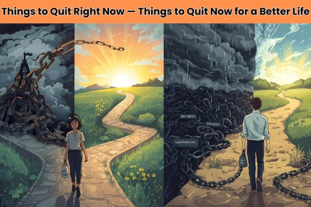 Discover the top things to quit now for a healthier, happier, and more productive life. Learn practical tips to eliminate bad habits and improve mental, physical, and emotional well-being.