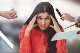 stress shows up through unusual physical signs