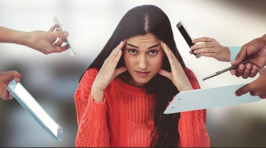 stress shows up through unusual physical signs