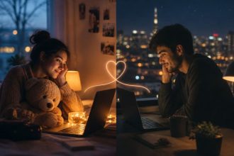 Hearts Connected Beyond Distance