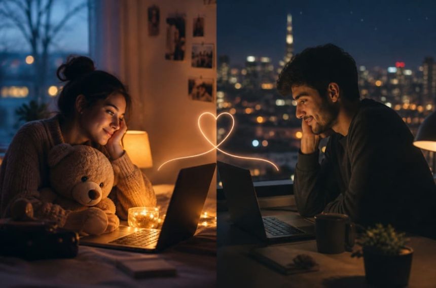 Hearts Connected Beyond Distance